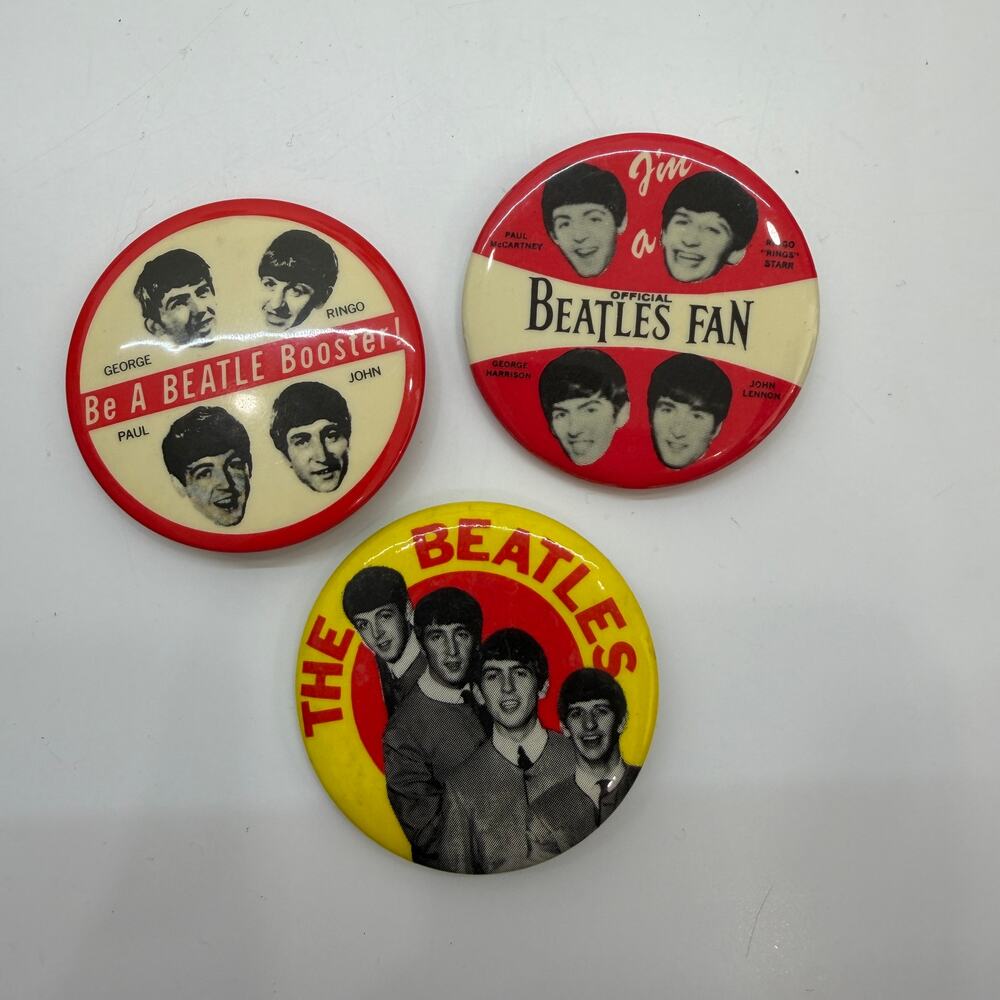 Bundle of Vintage The Beatles Pins